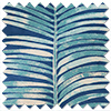 Melody Velvet, Blue Lagoon - Motorised Roman Blind